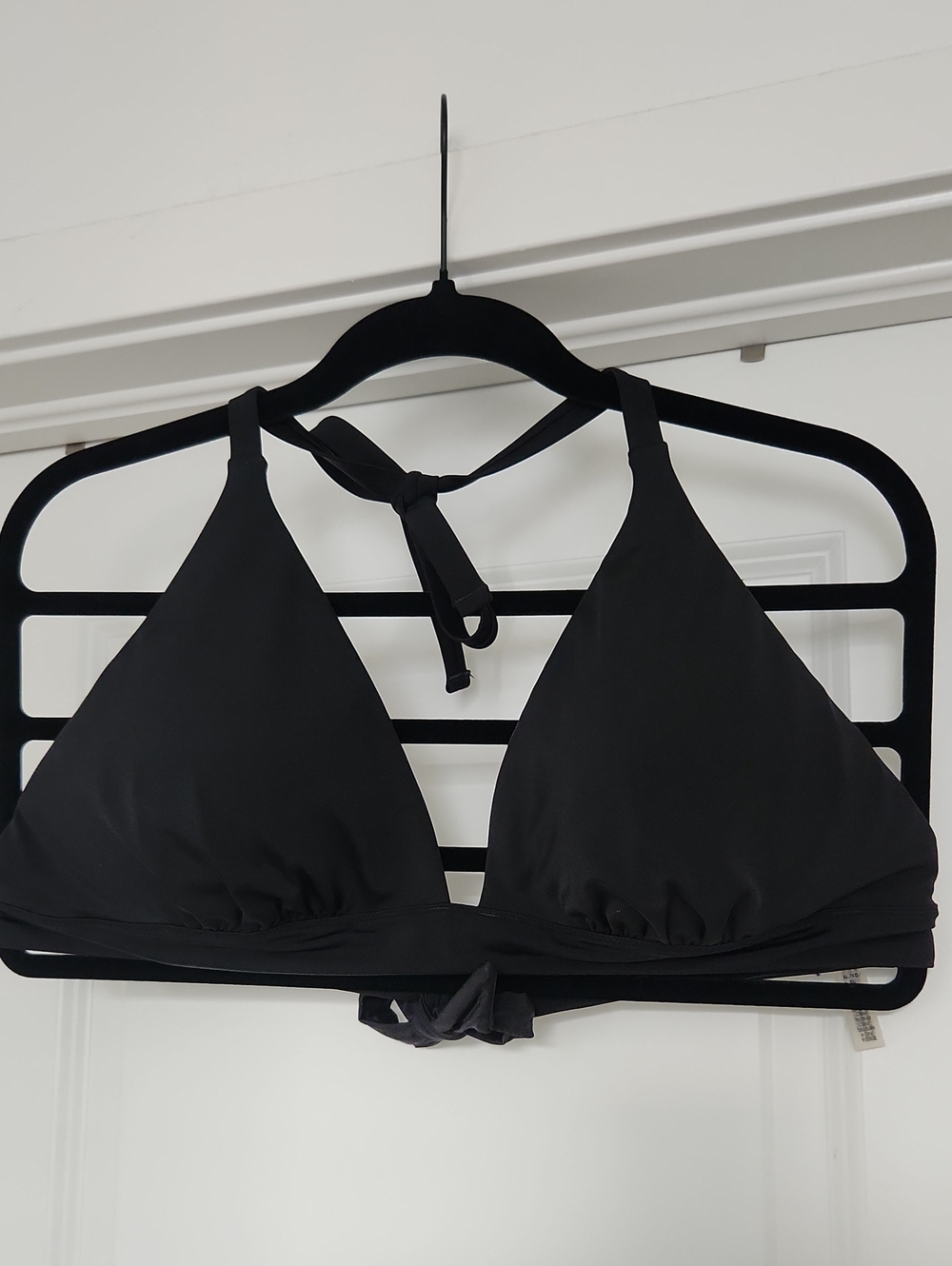 Victoria's Secret Black Halter Bikini Top